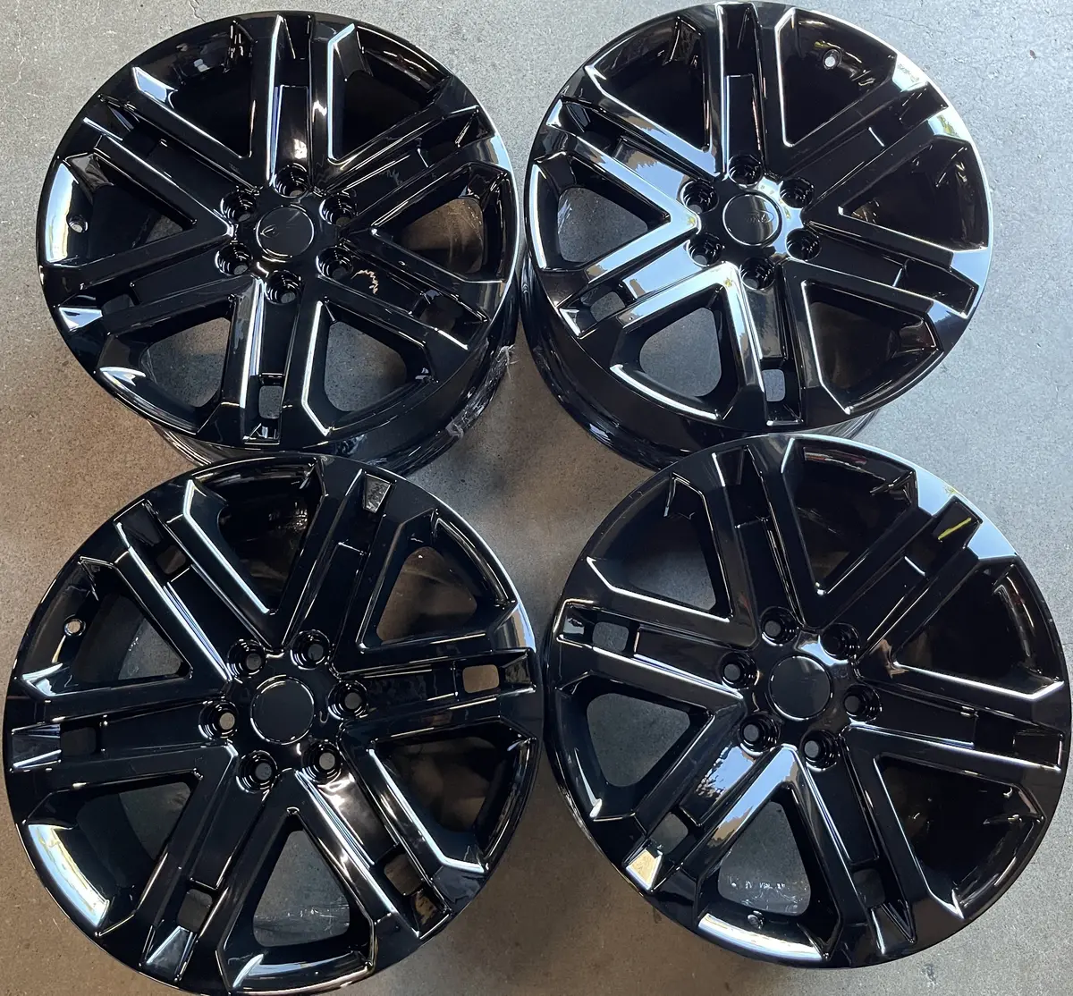 Sold Four 2023 Ford F150 Factory 20 Wheels Rims Oem 10345 Ml341007ha Black 1