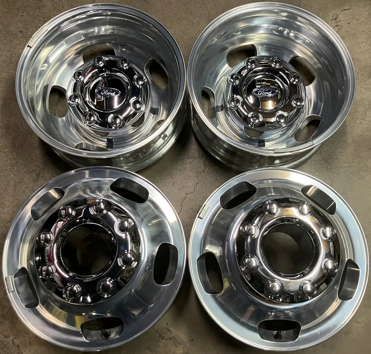 Sold Four 2025 Ford F350 Dually Factory Forged 17 Wheels Oem 3618 Rims 3619 6C341007ba 1