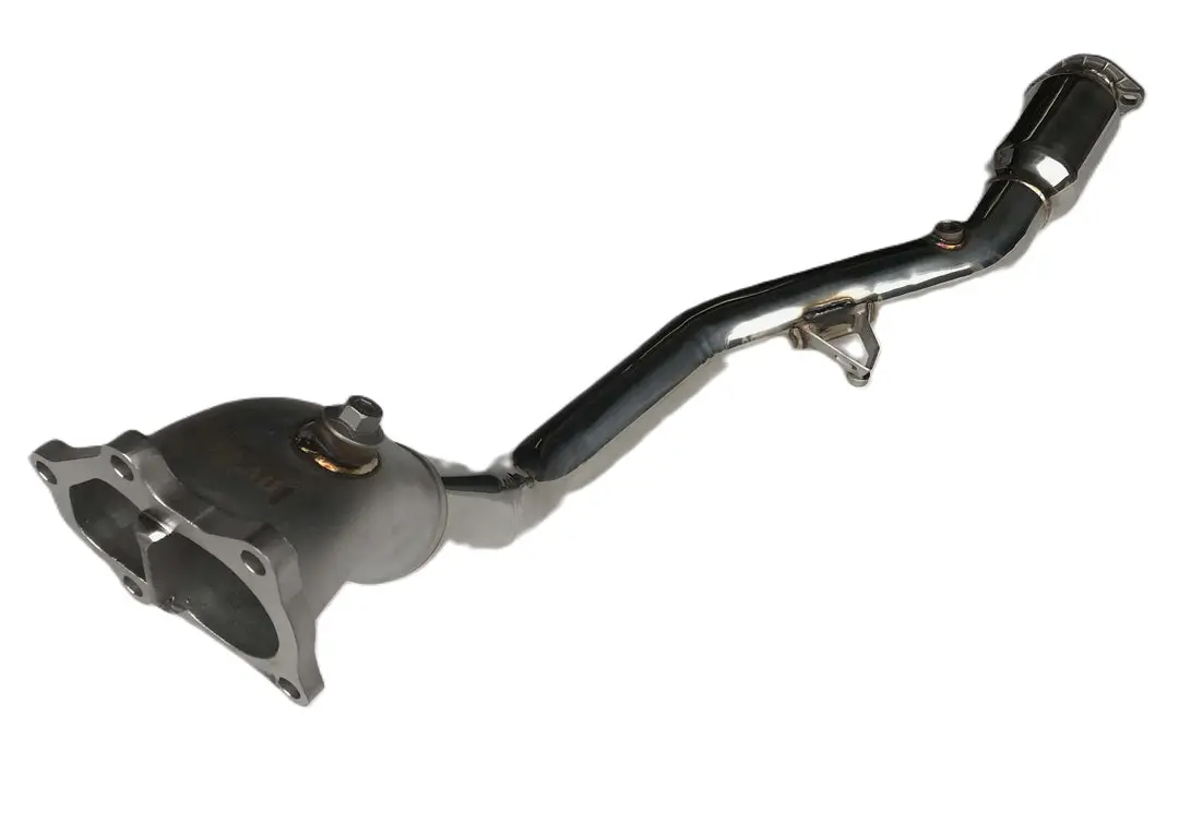 Invidia 08-21 Wrx & Sti - Down-Pipe W/ High Flow Cat, Twin 02 Sensor Bungs 1