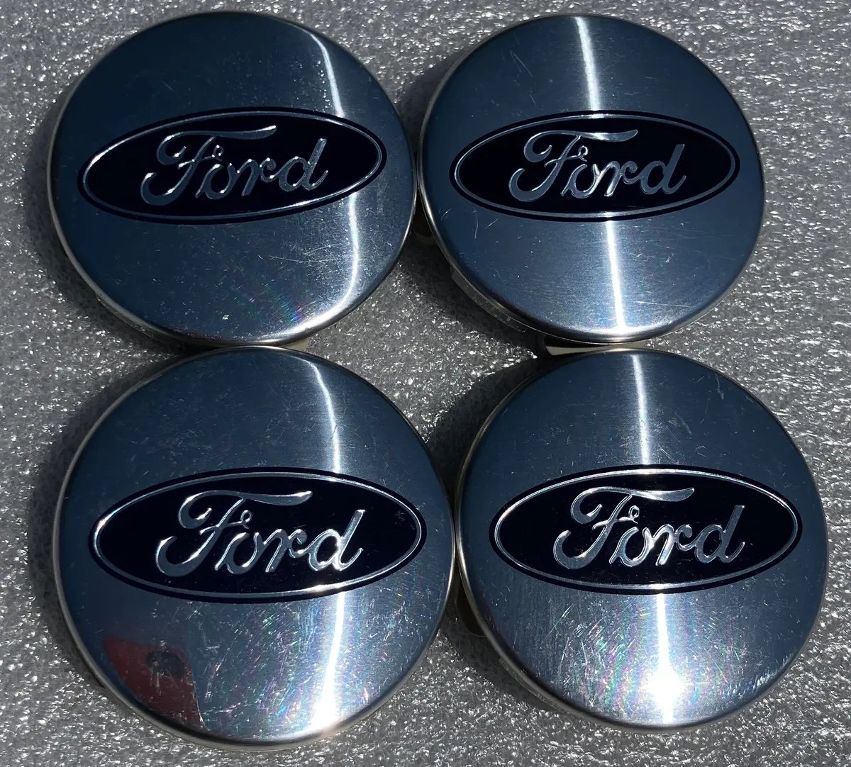 Set Of 4 Ford F150 Expedition Polished Oem Center Caps 2.5" 63.6Mm 1