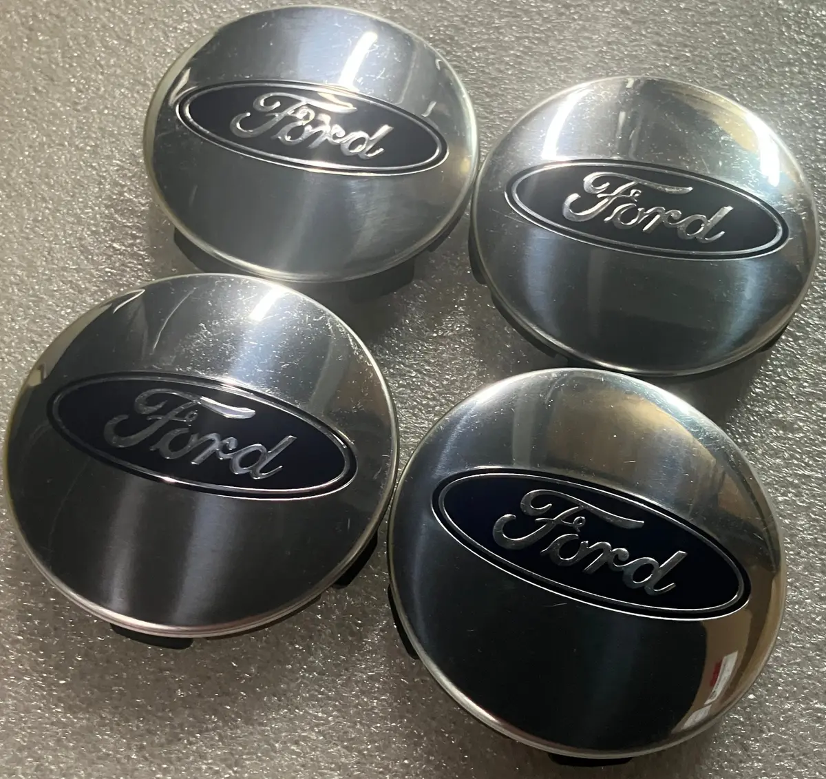 Sold Set Of 4 Ford F150 Expedition Polished Oem Center Caps 3" 76.2Mm 1