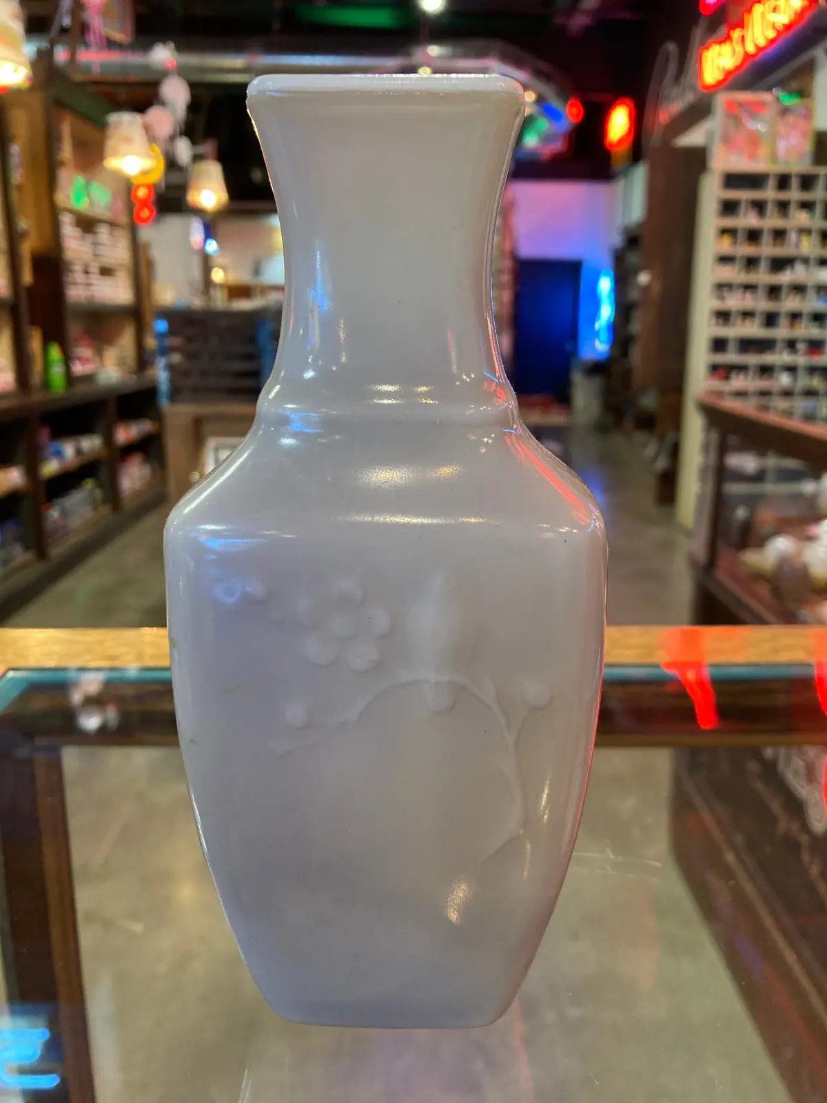 Avon  Gray Japanese Style Vase 1