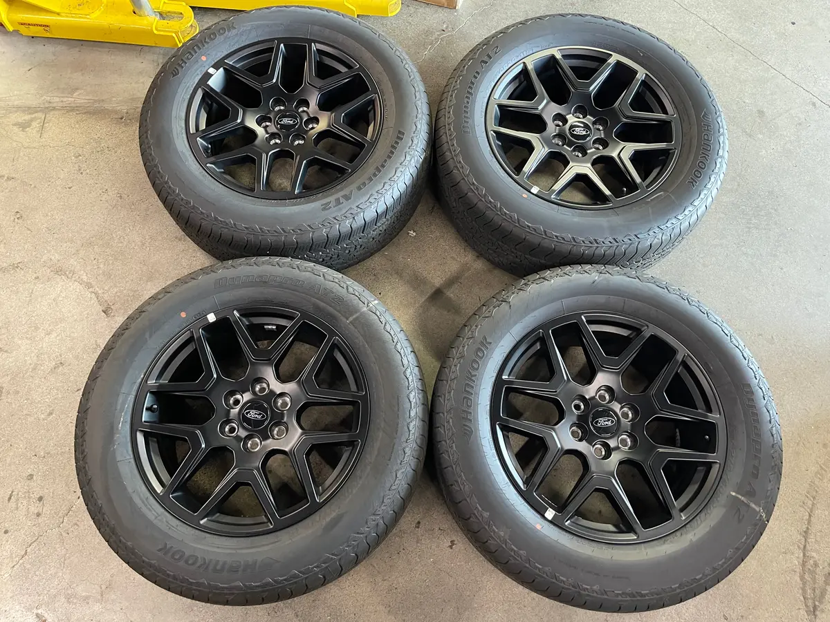 Sold 2025 Ford F150 Factory 20 Wheels Tires Oem Rims Rl341007g Black Hankook At 275/60/20 1