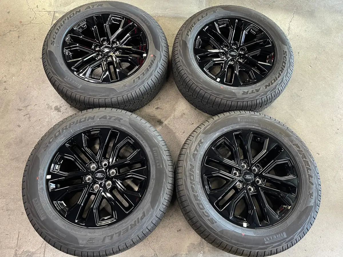Sold 2025 Ford F150 Lariat Limited Factory 20 Wheels Tires Oem Rims Rl3j1007ba Black 1