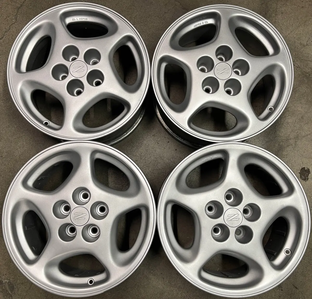 Sold Four 1990-1996 Nissan 300Zx Factory 16 Wheels Oem 62502 62503 Rims 1