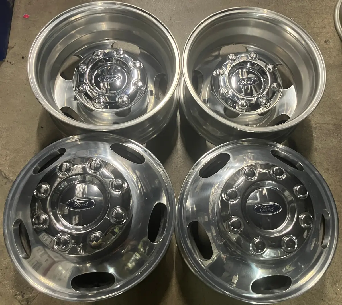 Four 2005-2025 Ford F350 Dually Factory Forged 17 Wheels Oem 3618 Rims 3619 6C341007ba 1