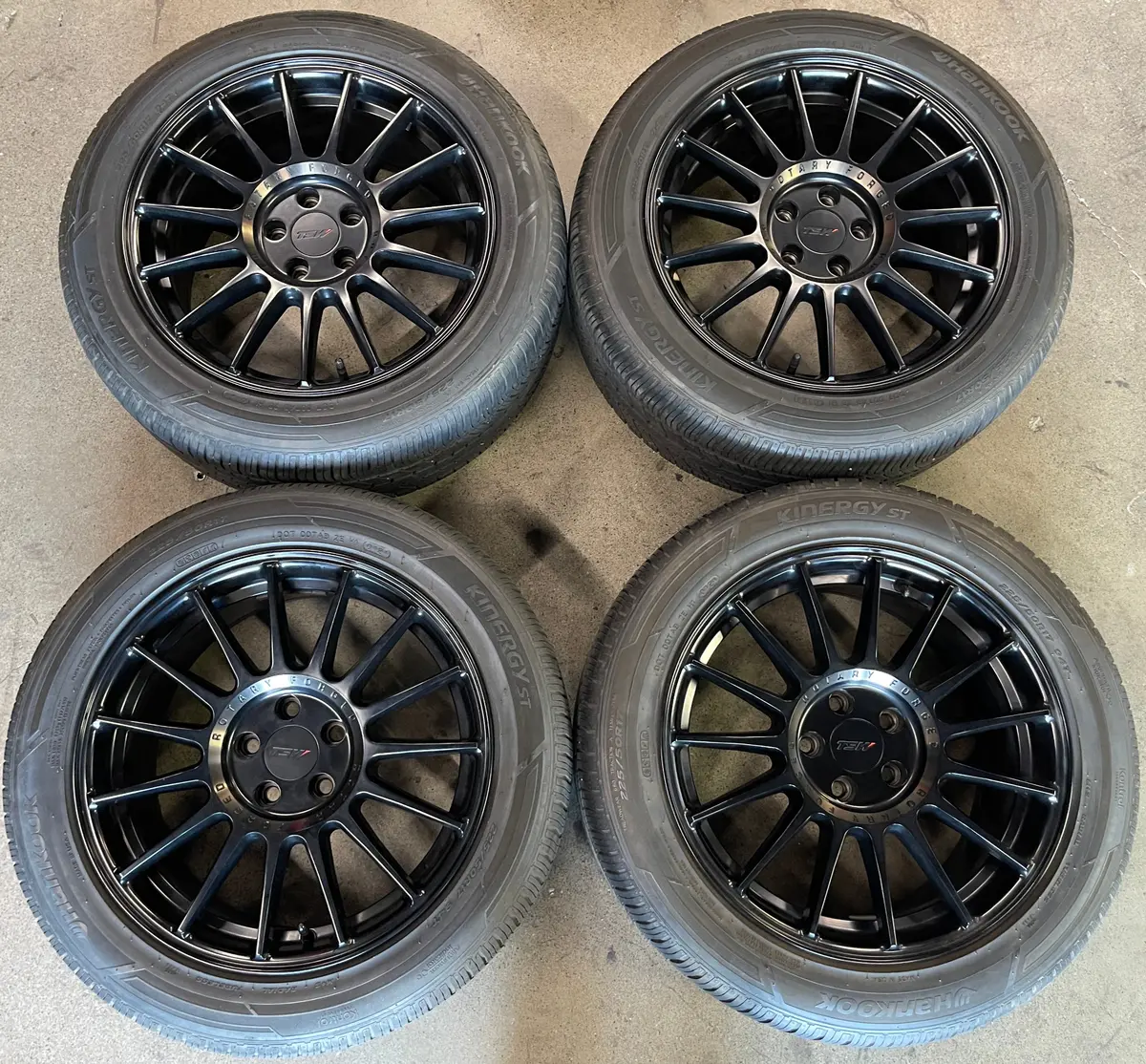 Sold Used Chevy Volt Bolt 5X105 17 Wheels Tires Tsw Paddock 17X8.0 +40 Hankook 225/50/17 1