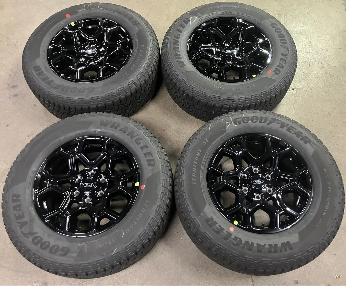 Sold 2025 Ford F150 Factory 18 Wheels Tires Oem 10340 Oem Rim Black 275/65/18 Gdyr At 1