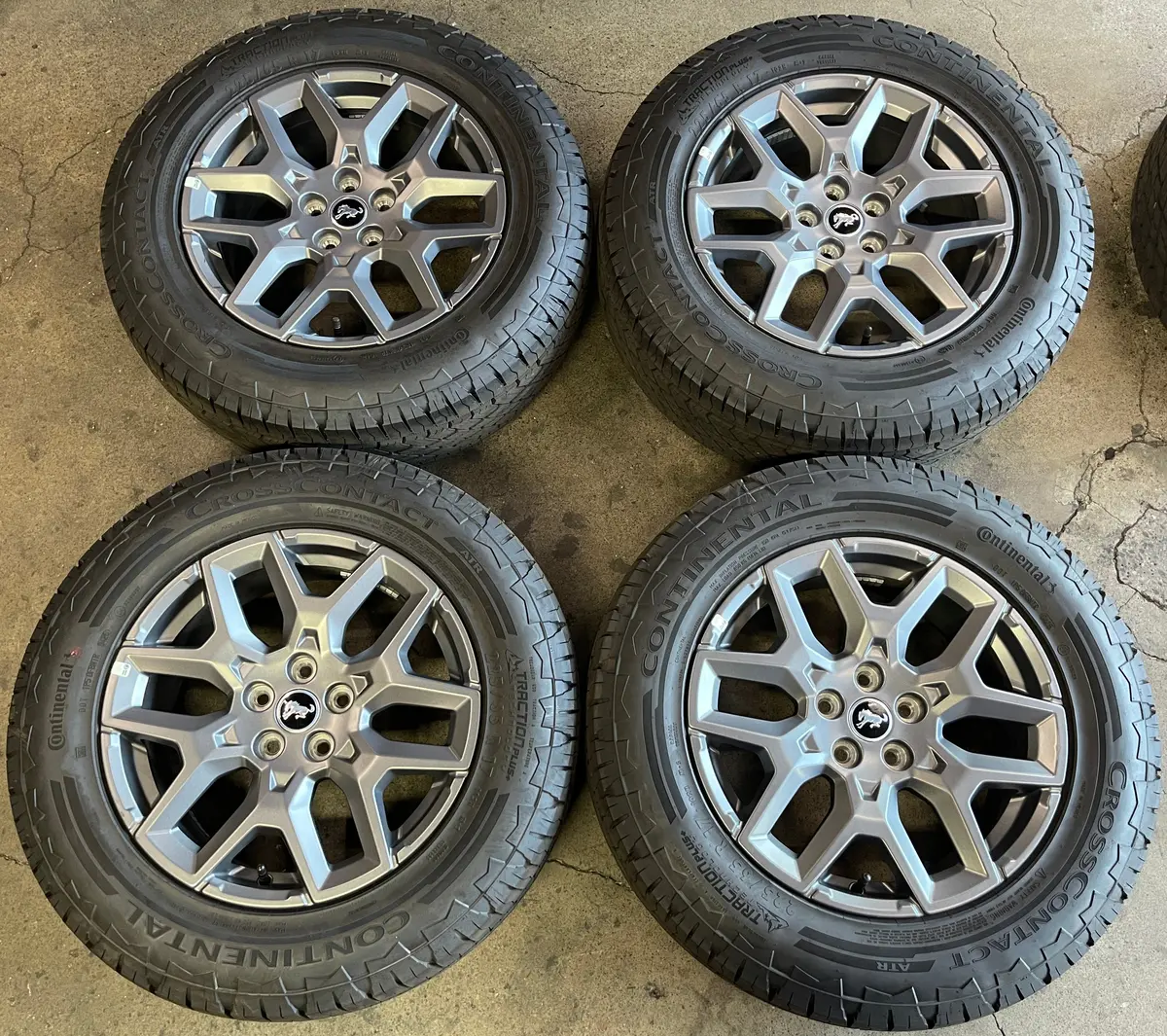 Sold 2025 Ford Bronco Sport Maverick Factory 17 Wheels Tires Oem Rims Continental Atr 1