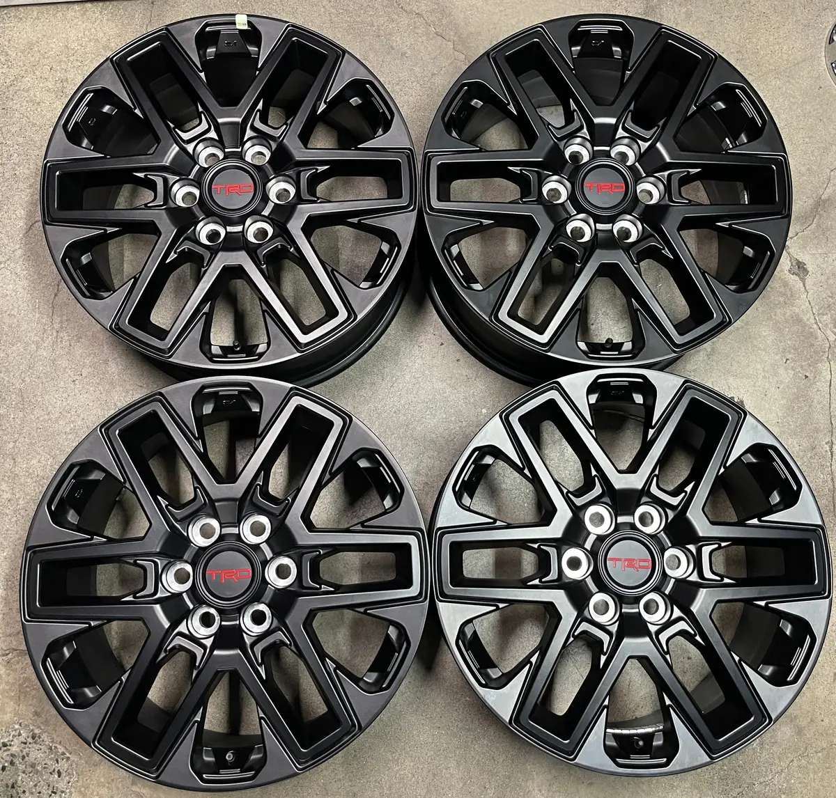 Sold Four 2024 2025 Toyota Tundra Trd Factory 20 Wheels Oem Rims Black Pt946-34220 1