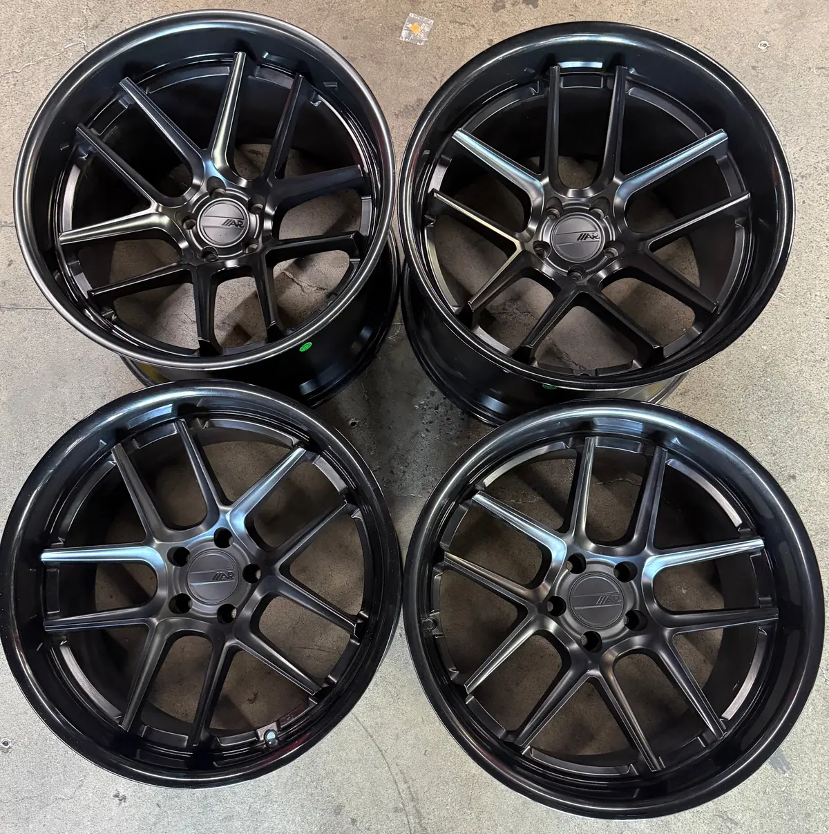 Used 20 Wheels Dodge Demon Srt Hellcat Widebody Black Ar942 20X11 -6 20X12 +6 1