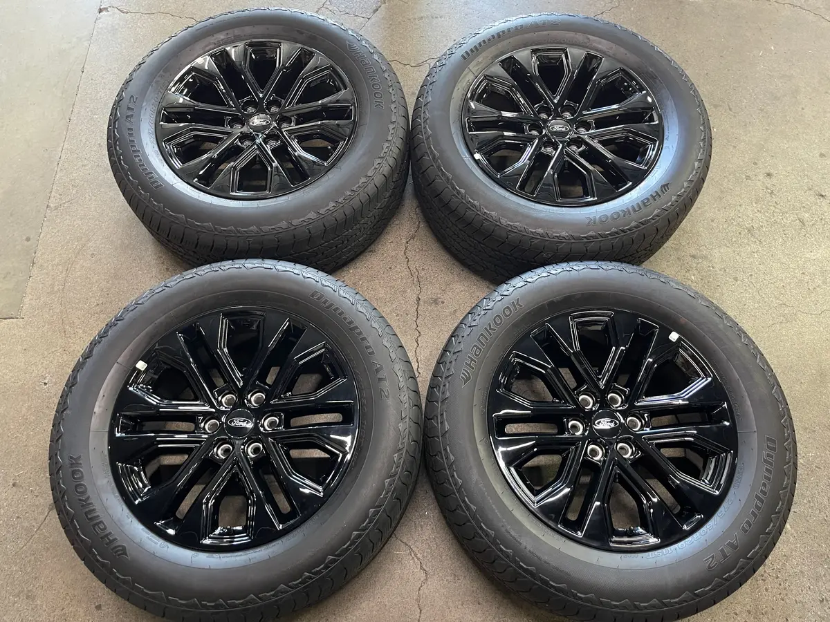 Sold 2025 Ford F150 Lariat Limited Factory 20 Wheels Tires Oem Rims Rl3j1007ba Black 1