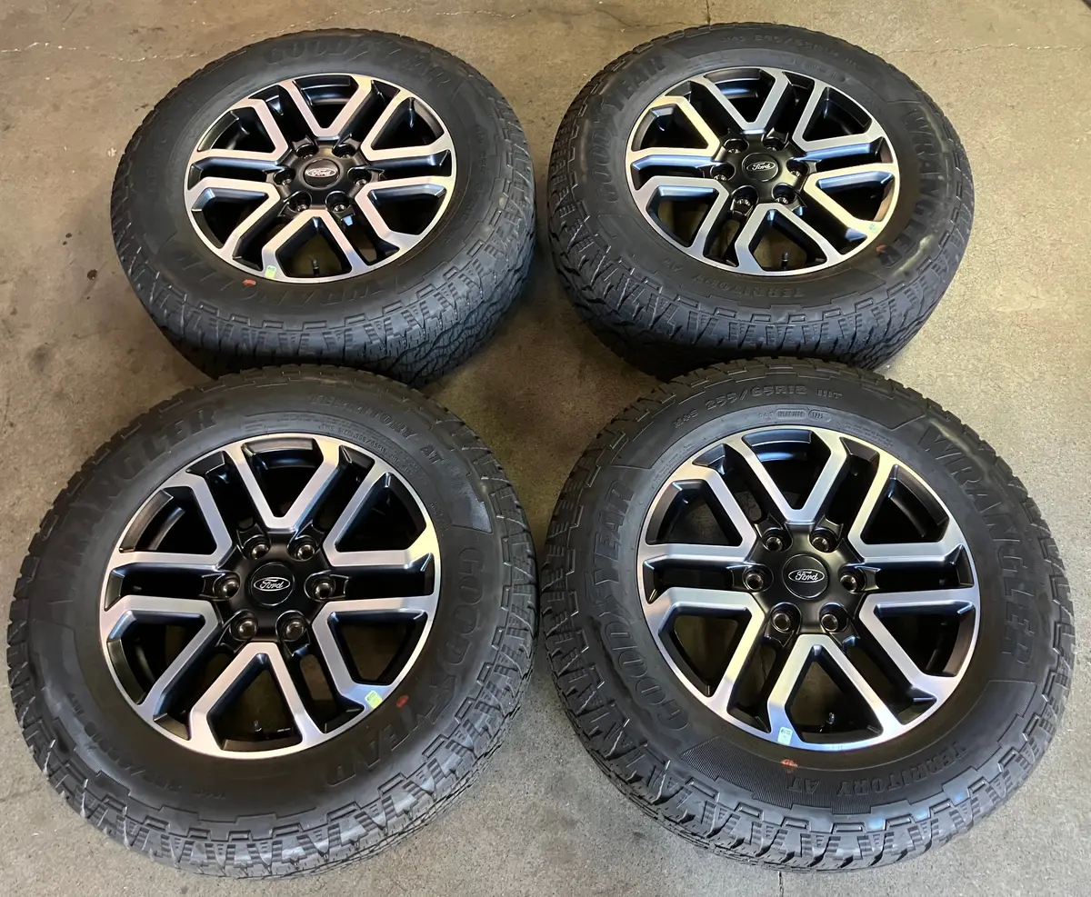 Sold 2025 Ford Ranger Factory 18 Wheels Tires Oem Rims Black N1wc1007f4a At 255/65/18 1