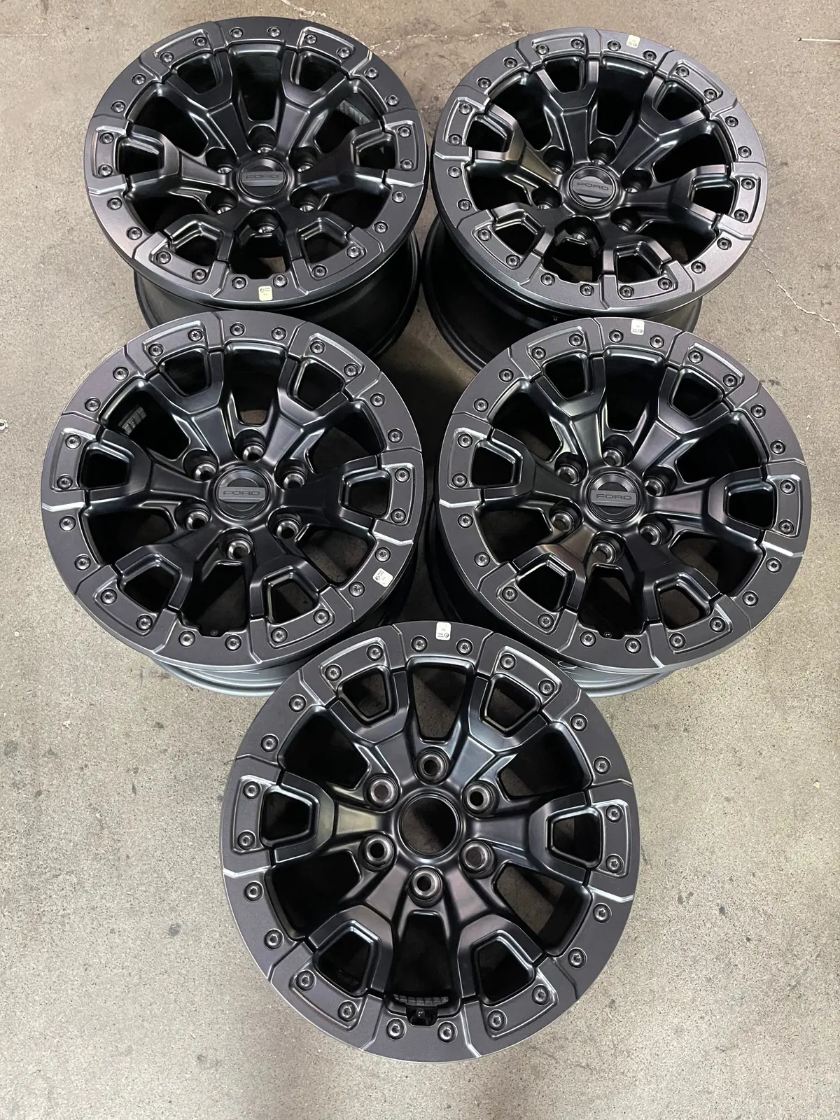Sold Five 2025 Ford Bronco Raptor R Factory 17 Wheels Oem Rims Bead Lock 6X135 F150 1