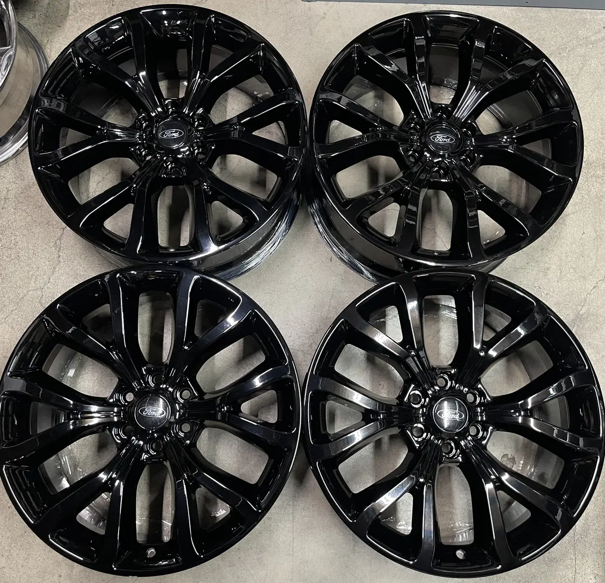 Sold Four Ford Expedition Factory 22 Wheels Oem 10174 Rims Jl341007ea F150 Black 1