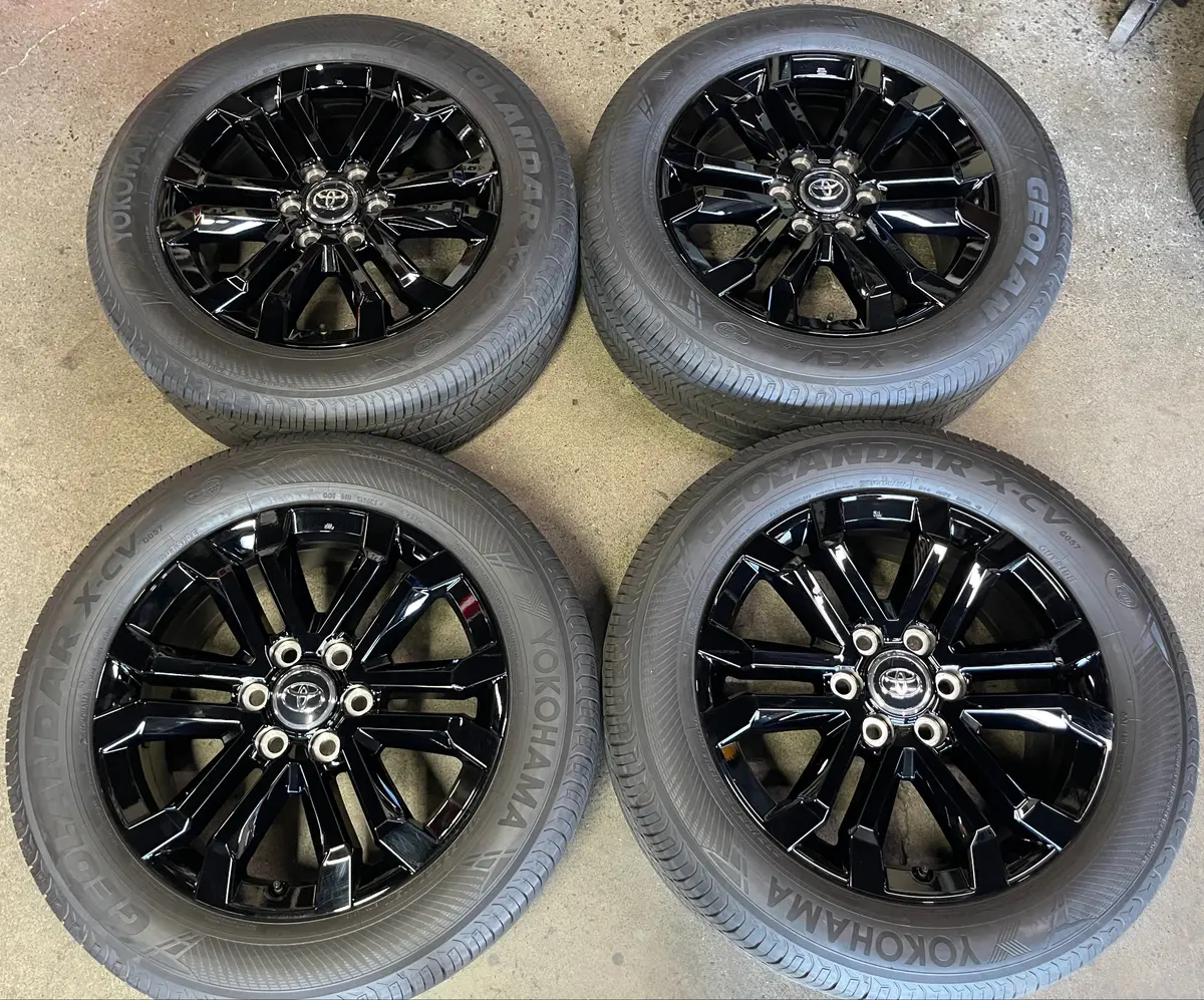 Sold 2025 Toyota 4Runner Limited Factory 20 Wheels Tires Oem Rims Tacoma 265/55/20 Black 1