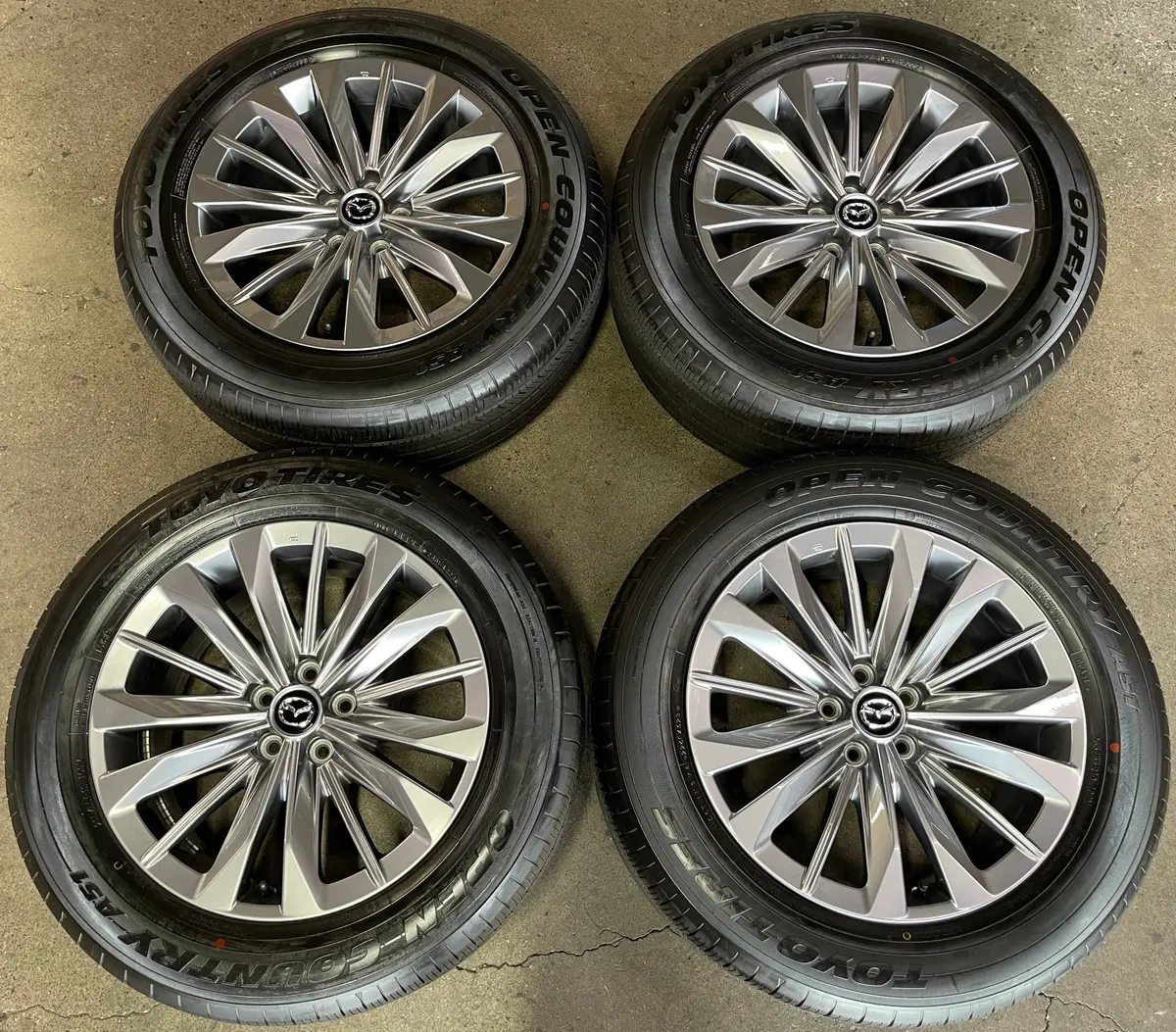 Sold 2025 Mazda Cx90 Cx-90 Factory 19 Wheels Tires Oem 9965038590 Rims 265/55/19 Toyo 1