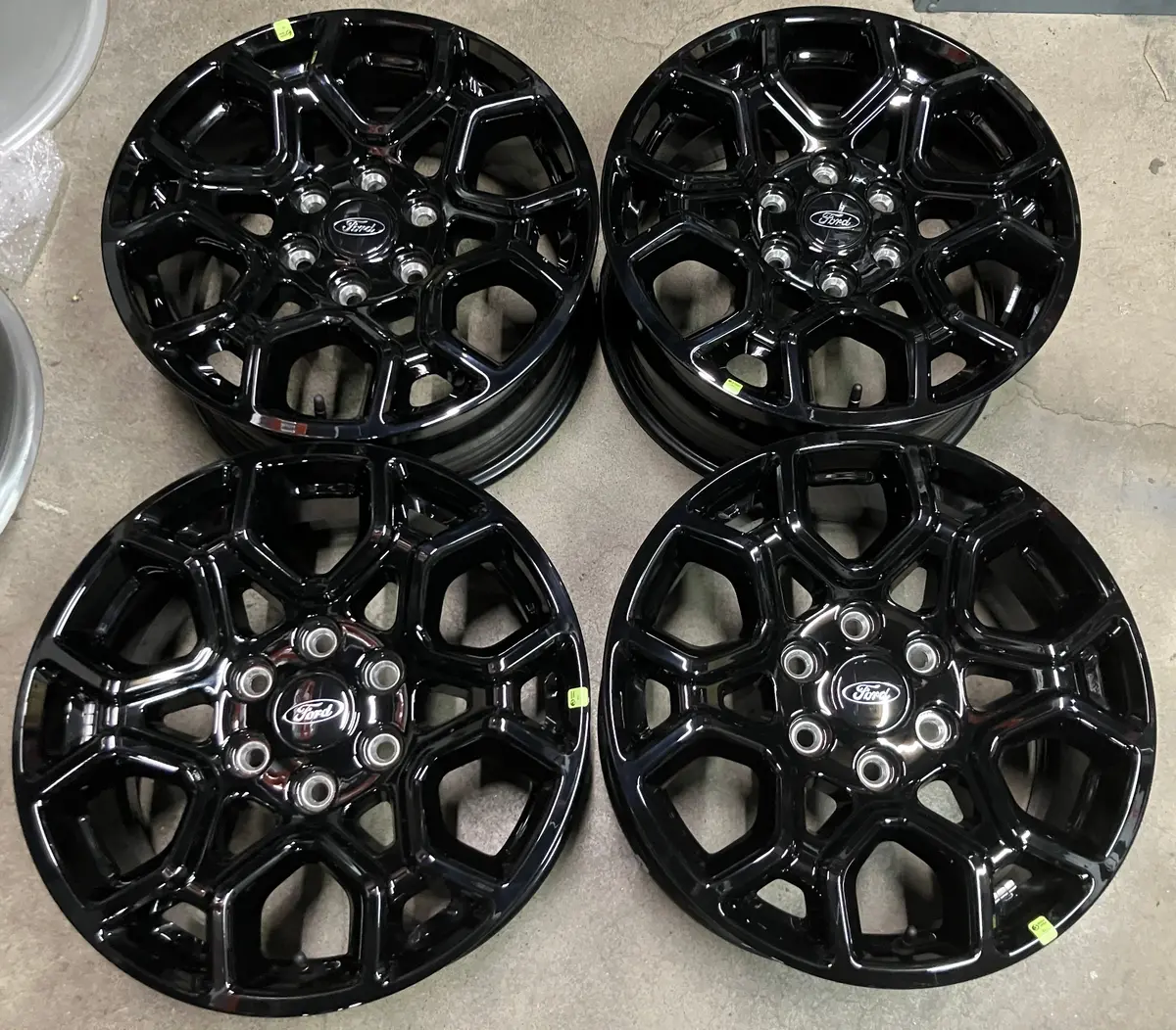 Sold Four 2025 Ford F150 Factory 18 Wheels Oem 10340 Rims Ml341007ba Gloss Black 1