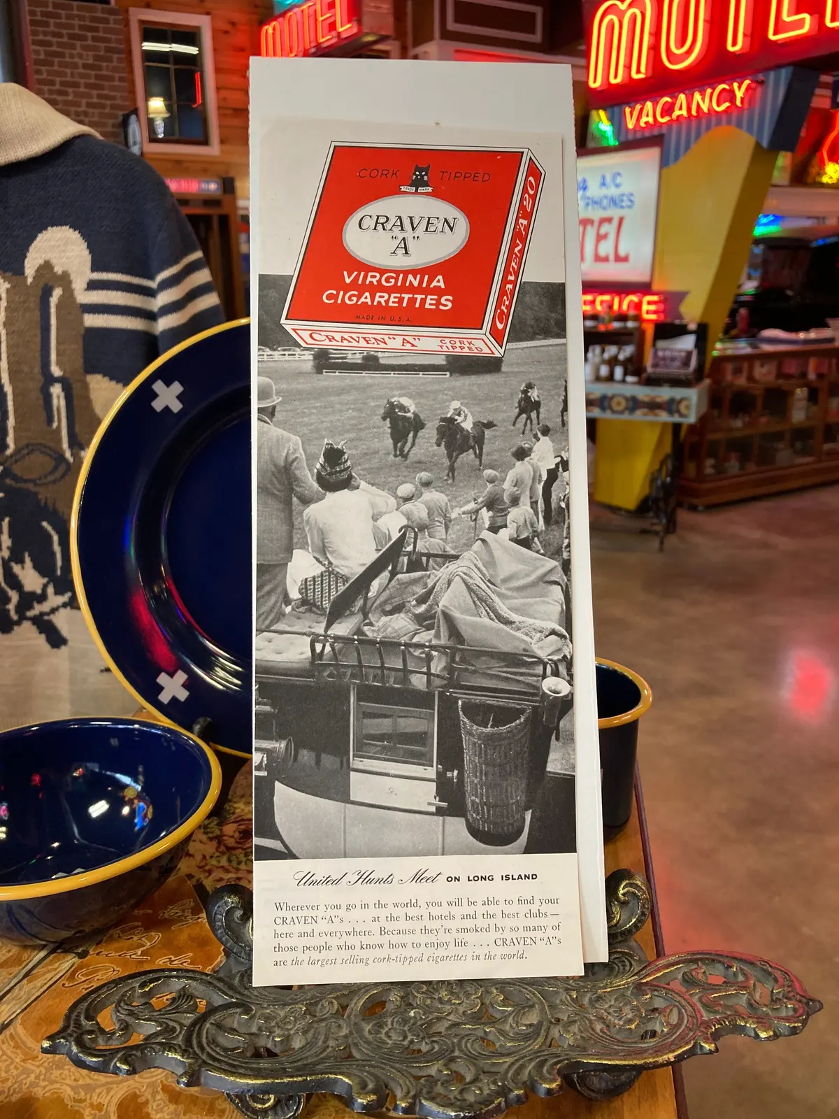 Vintage Ad For Craven "A" Cigarettes 1