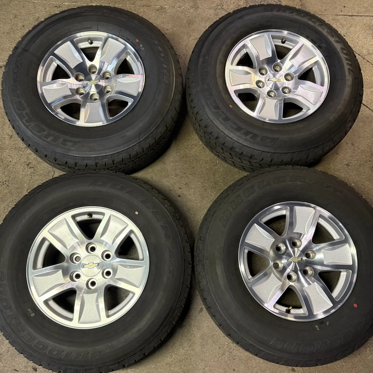 Sold 2018 Chevy Silverado 1500 Factory Wheels Tires Rims 5657 Oem Bds At 255/75/17 1