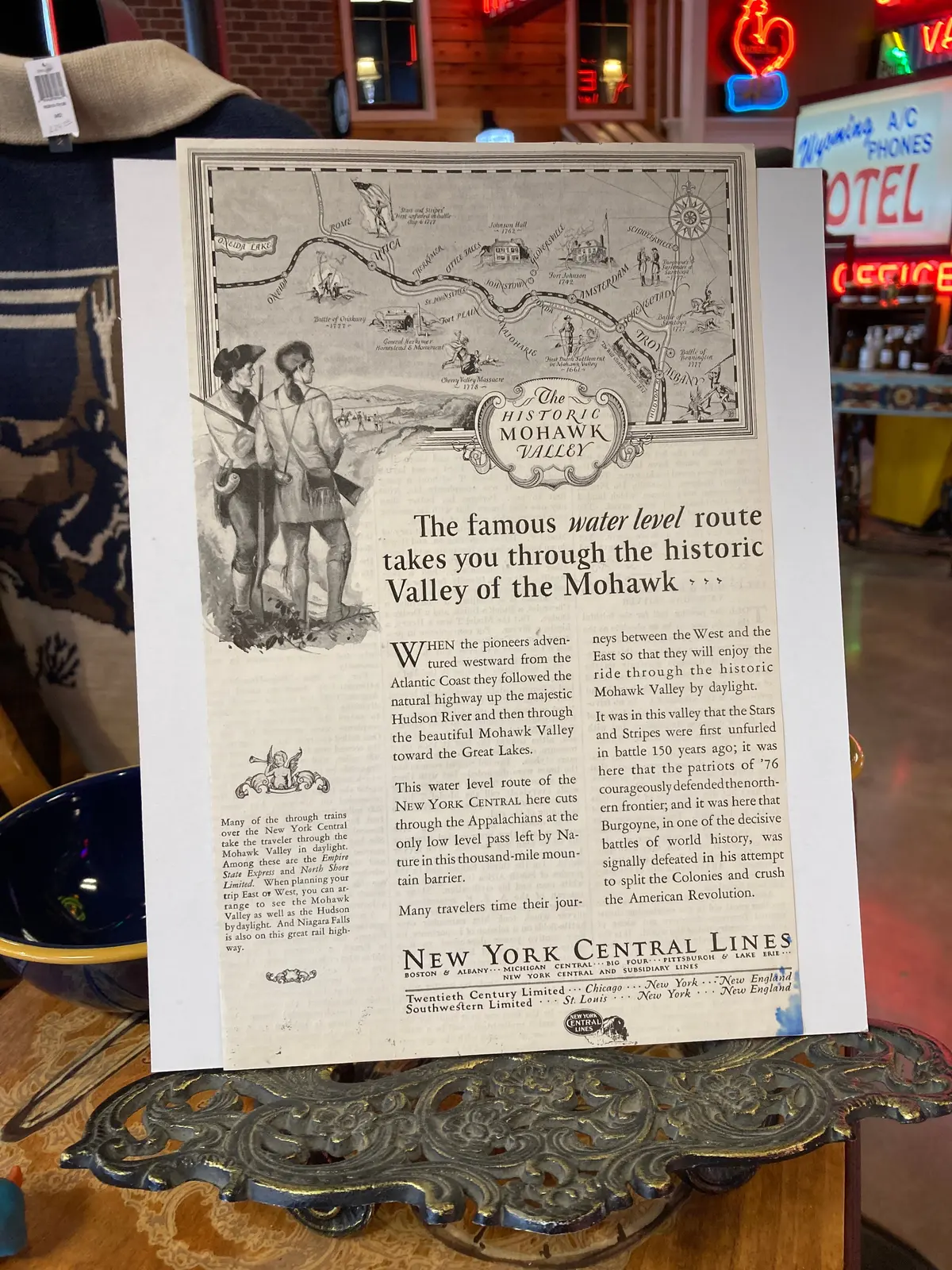 New York Central Lines Vintage Advertisement 1