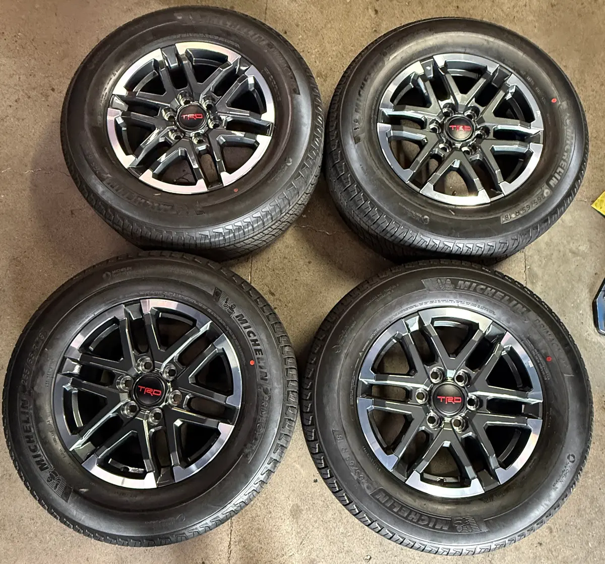Sold Four 2026 Toyota Tacoma Trd Factory 18 Wheels Tires Oem Rim Michelin 265/65/18 1