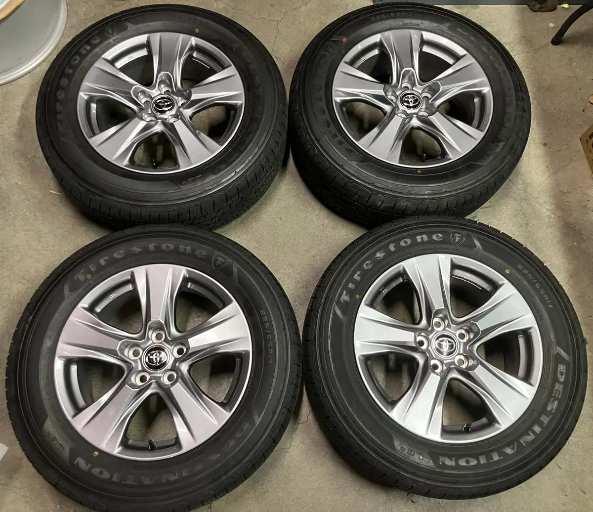 Sold 2025 Toyota Rav4 Factory 17 Wheels Tires Rims Oem 75240 Firestone 225/65/17 1