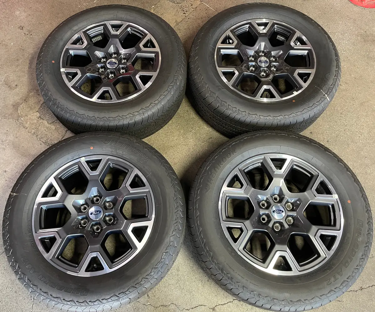 Sold 2025 Ford F150 Xlt Factory 20 Wheels Tires Oem Rims Rl341007ha Fx2 Fx4 Hankook 1