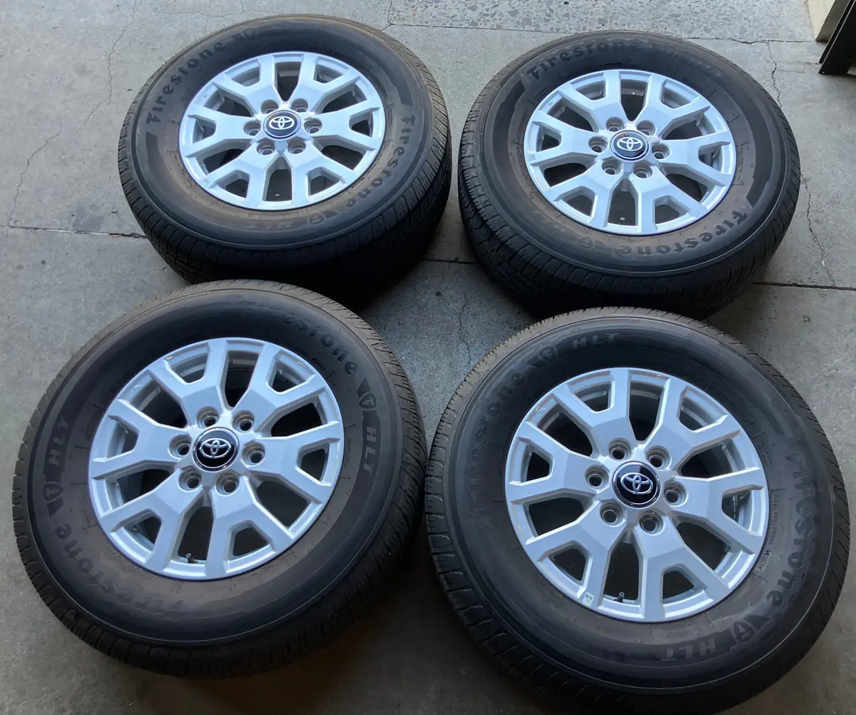 2025 Toyota Tacoma Factory 17 Wheels Tires Oem 4Runner Firestone 2457017 Lugs Sensors 1