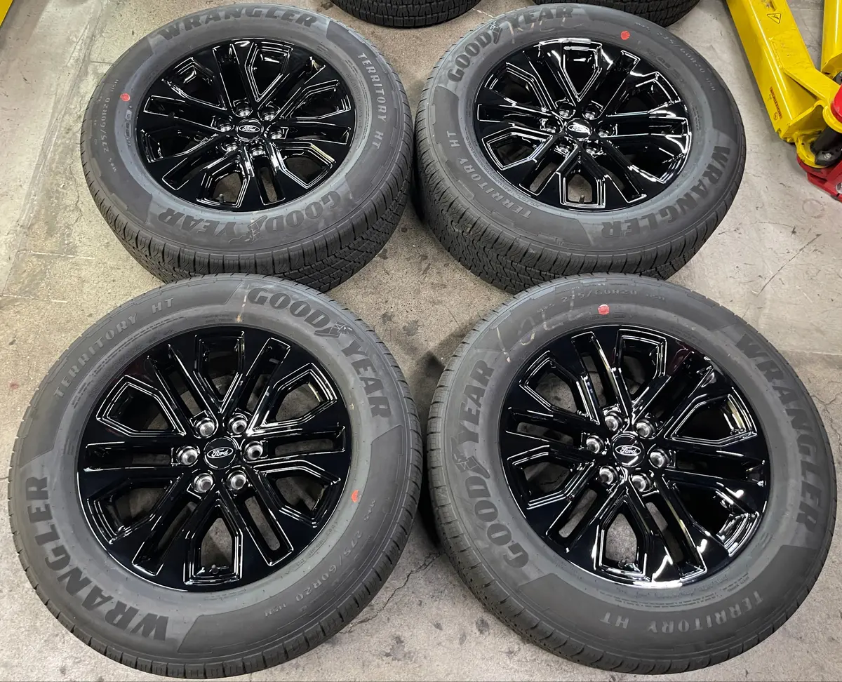 Sold 2025 Ford F150 Lariat Limited Factory 20 Wheels Tires Oem Rims Rl3j1007ba Black 1