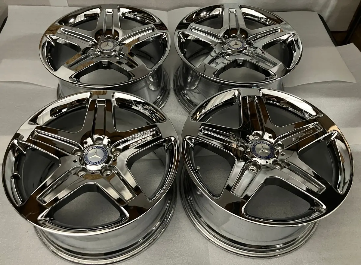 Four Mbz G550 G63 G55 Factory 19 Wheels Rims Oem Amg A4634012102 Chrome 1