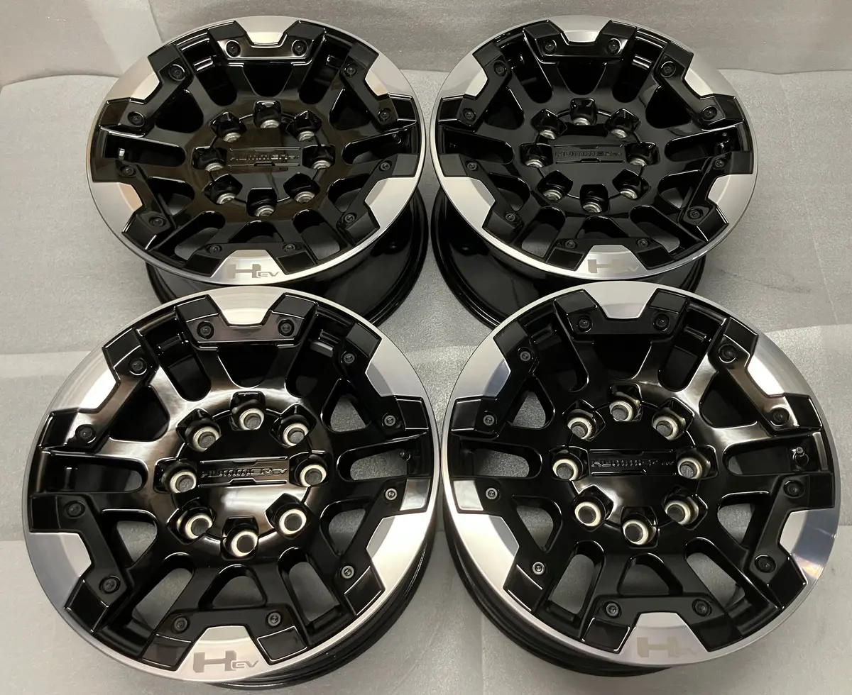 Sold Four 2025 Gmc Hummer Ev Factory 18 Wheels Oem Rims 84806059 Black 84871281 1