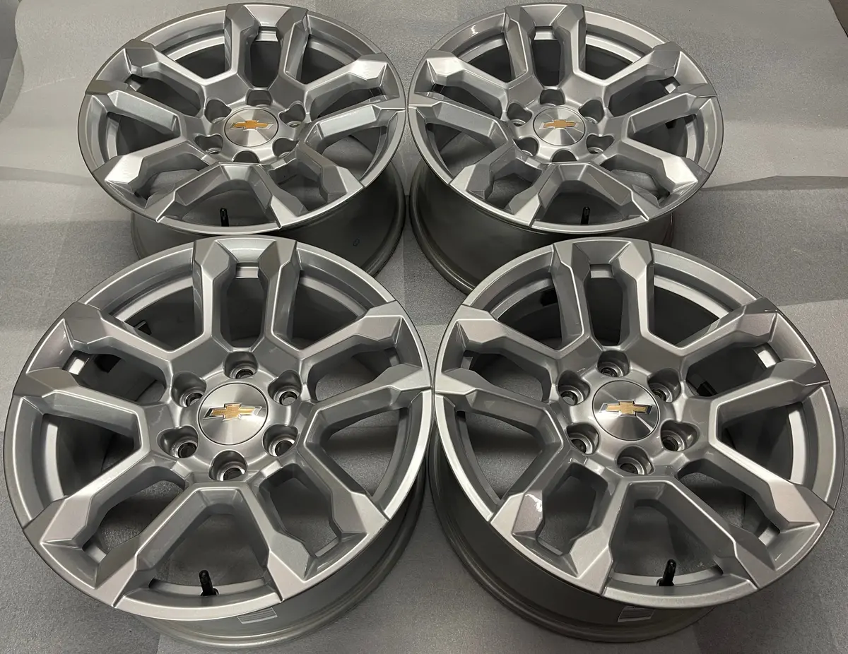 Sold Four 2025 Chevy Silverado Tahoe Factory 18 Wheels Rims Oem 14091 Suburban 84775274 1