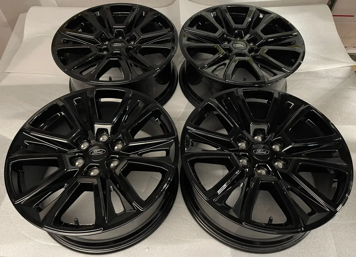 Sold 2025 Ford F150 Lariat Limited Factory 20 Wheels Oem Rims Rl341007ba Gloss Black 1