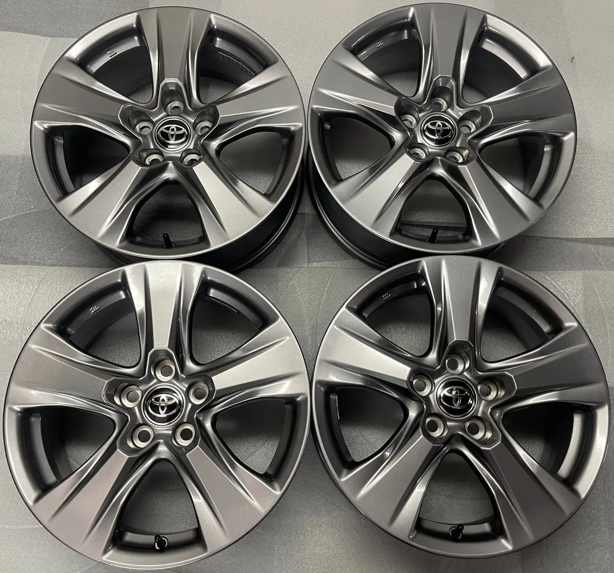 Sold Four 2019-2025 Toyota Rav4 Factory 17 Wheels Oem Rims 75240 Hyper Silver 1