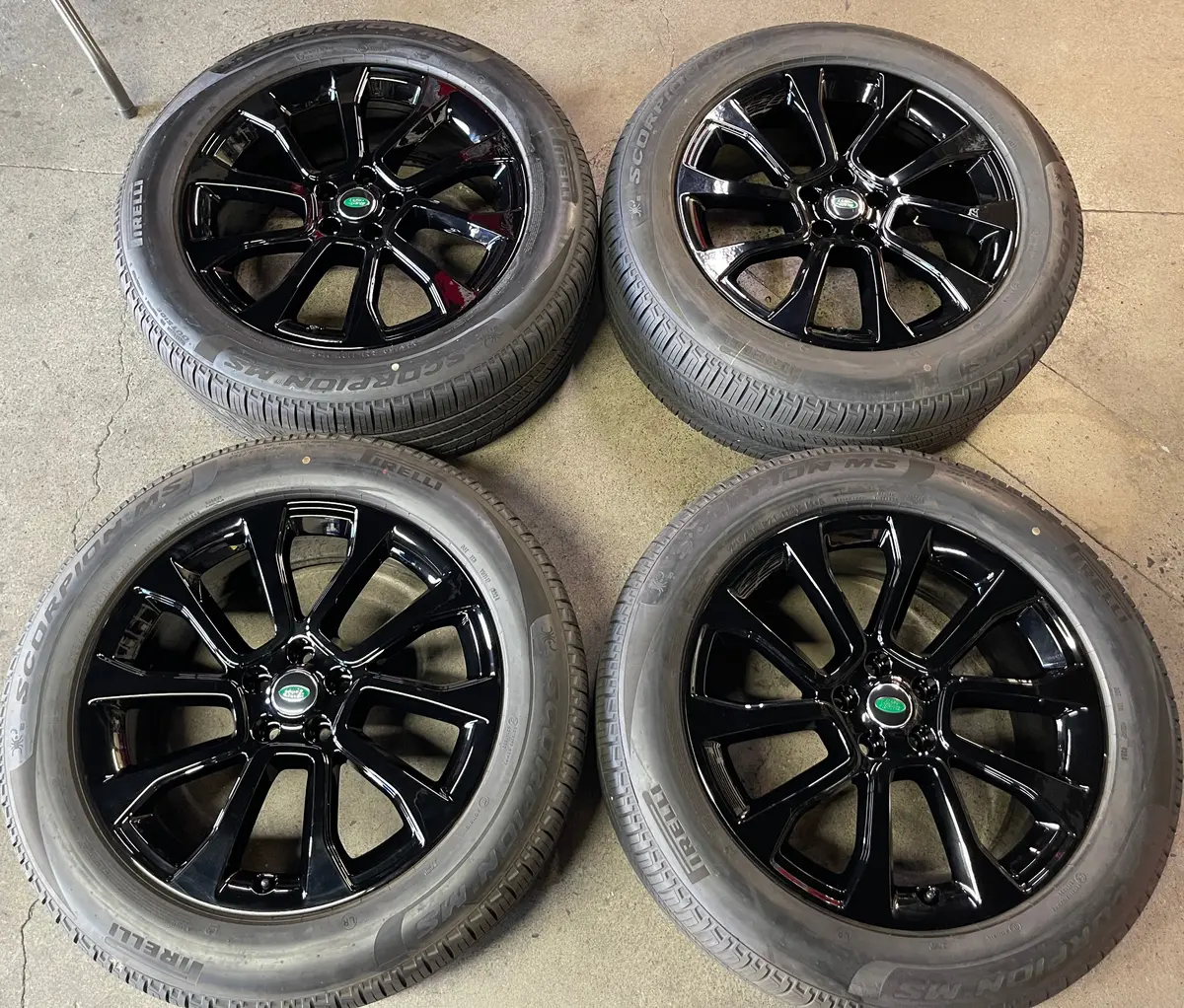 2025 Range Rover Sv Factory 21 Wheels Tires Rims Oem Black Sport Lr3 Lr4 1