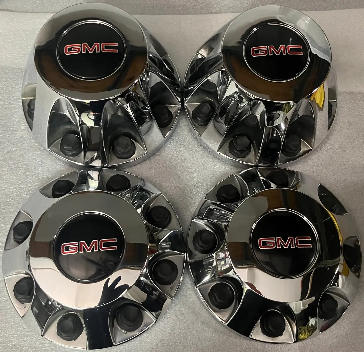 Set Of Four 2011-2023 Gmc 3500 Dually Oem Chrome Center Caps 9597805 9597796 5519 5520 1