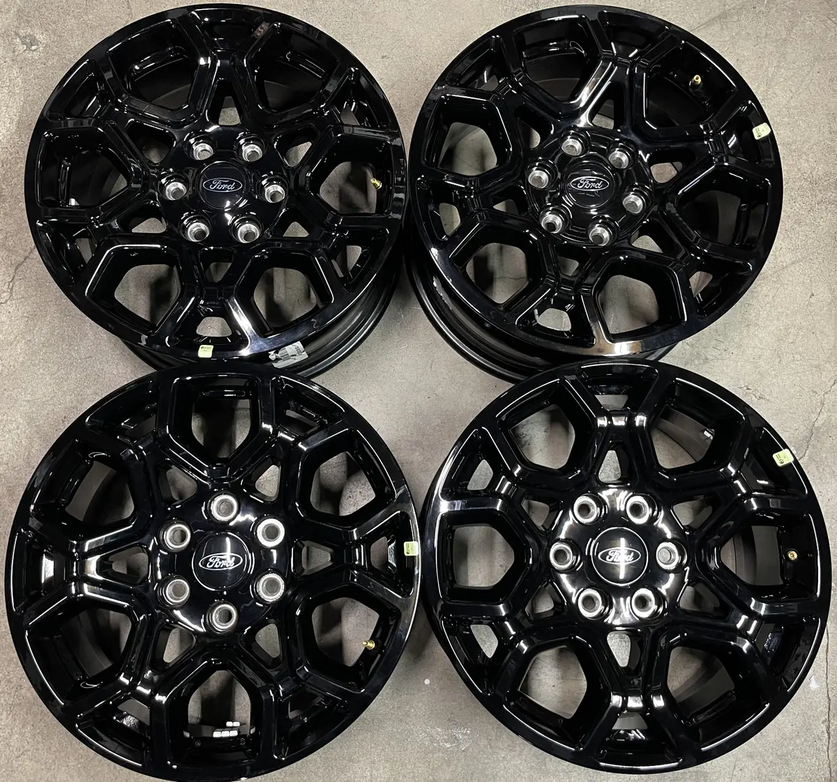 Sold Four 2025 Ford F150 Factory 18 Wheels Oem 10340 Rims Ml341007ba Gloss Black 1