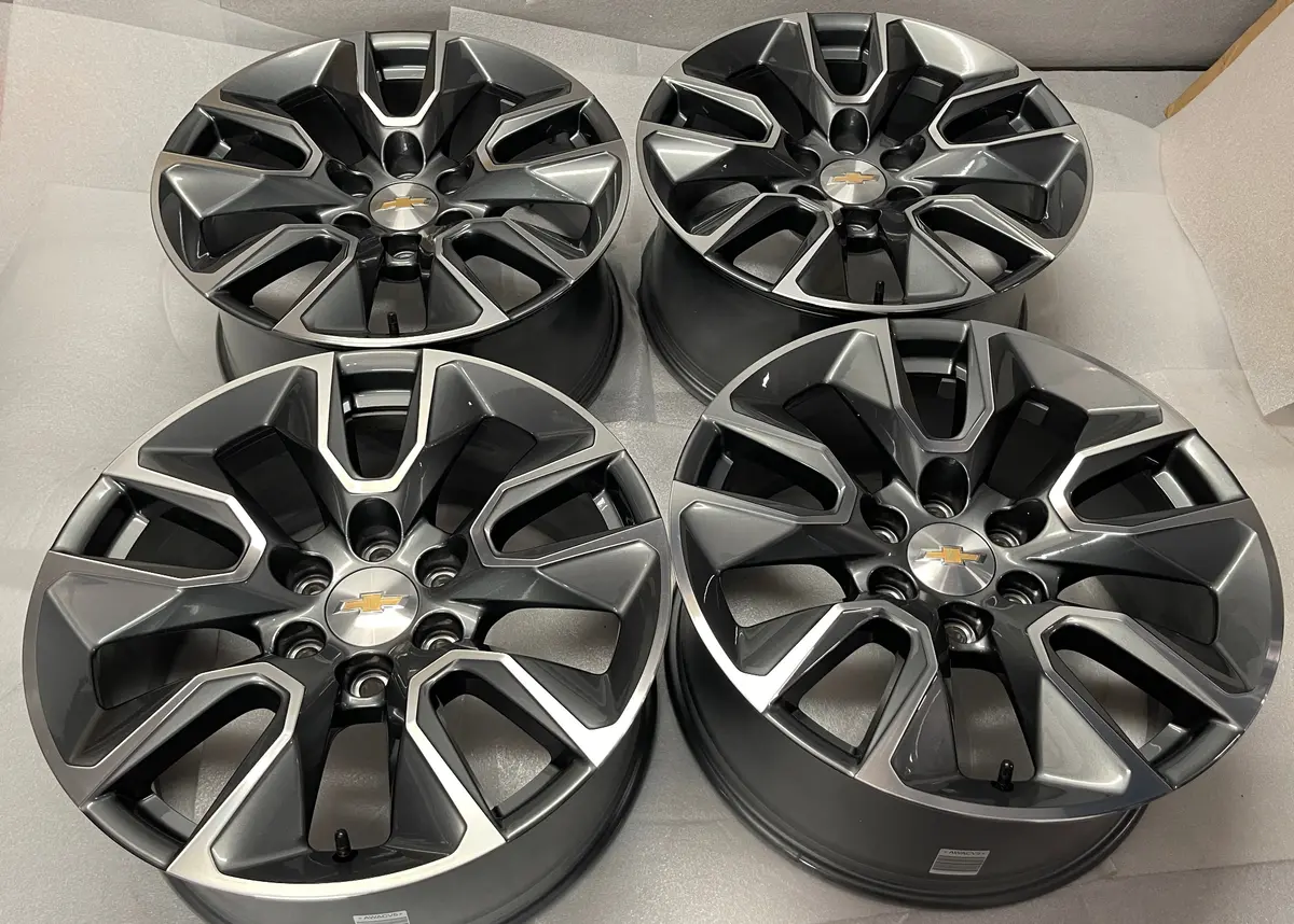 Sold Four 2025 Chevy Silverado Ltz Factory 20 Wheels Oem 5916 Rims 23377015 Tahoe 1500 1