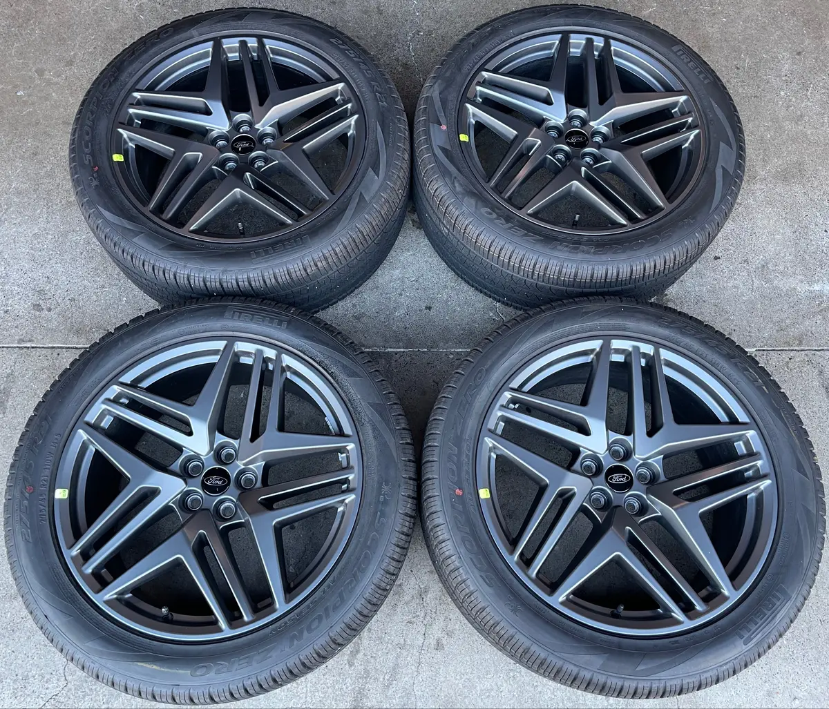 2026 Ford Explorer St Factory 21 Wheels Tires Oem 10271 Rims 275/45/21 Pirelli 1