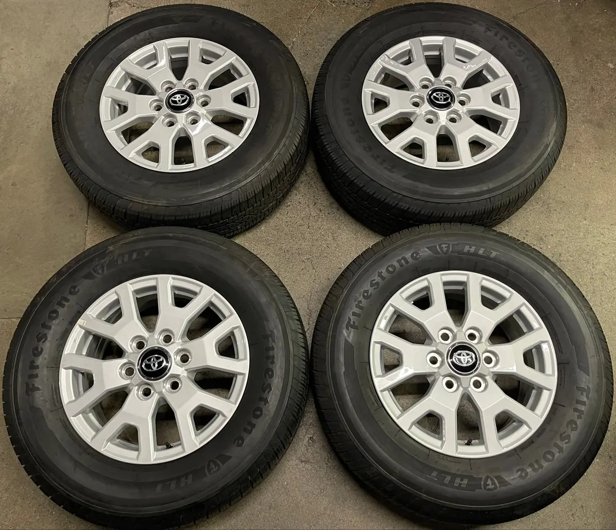 Sold 2025 Toyota Tacoma Factory 17 Wheels Tires Oem Rims 4Runner Firestone 2457017 1