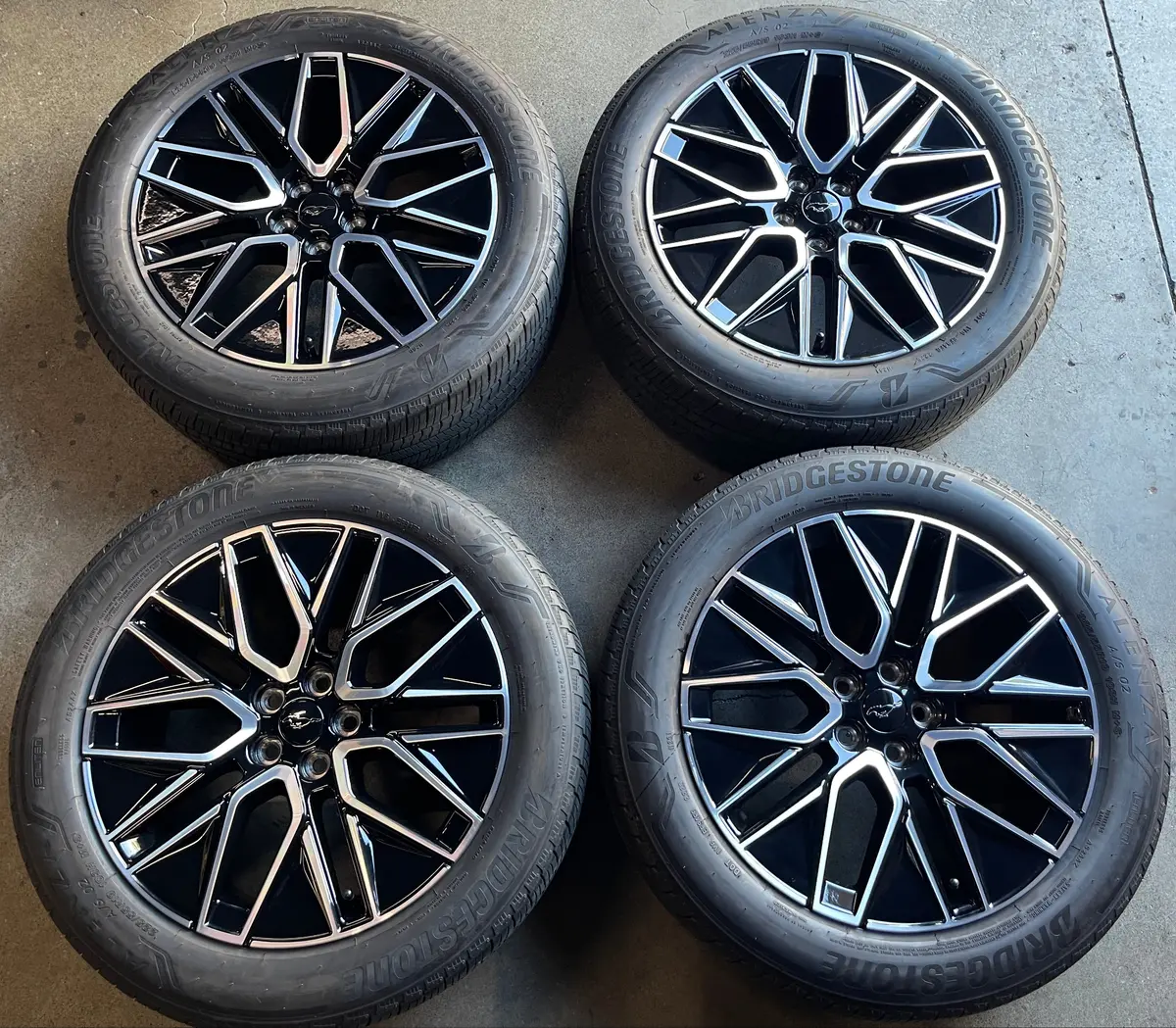 2026 Ford Mustang Mach-E Factory 19 Wheels Tires Oem Rj8z1007a Bridgestone 225/55/19 1
