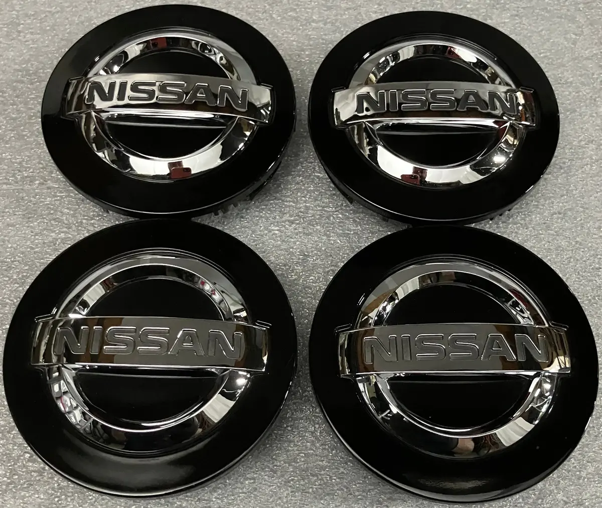 Sold Set Of Four Nissan Armada Titan Oem Gloss Black Wheel Center Caps 40342-7S500 1