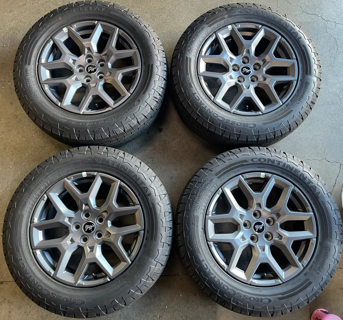 Sold 2025 Ford Bronco Sport Maverick Factory 17 Wheels Tires Oem Rims Continental Atr 1