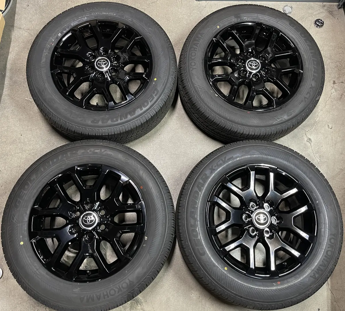 Sold 2024 Toyota Tundra Factory 20 Wheels Tires Oem Rims 75277 Black Tacoma 1