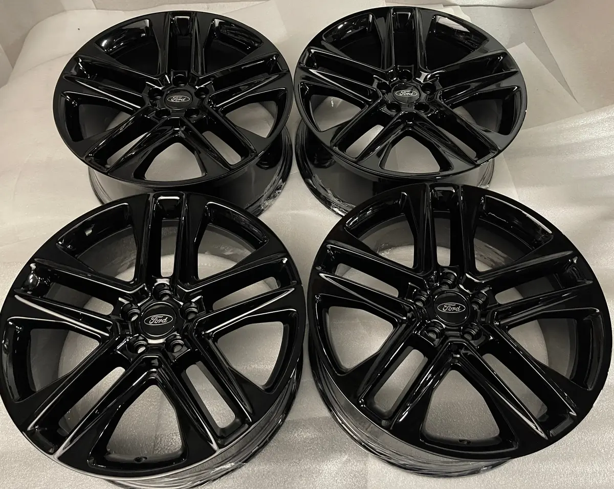 Sold Four 2011-2019 Ford Explorer Factory 20 Wheels Oem Rims Fb5z1007c Black 10060 1