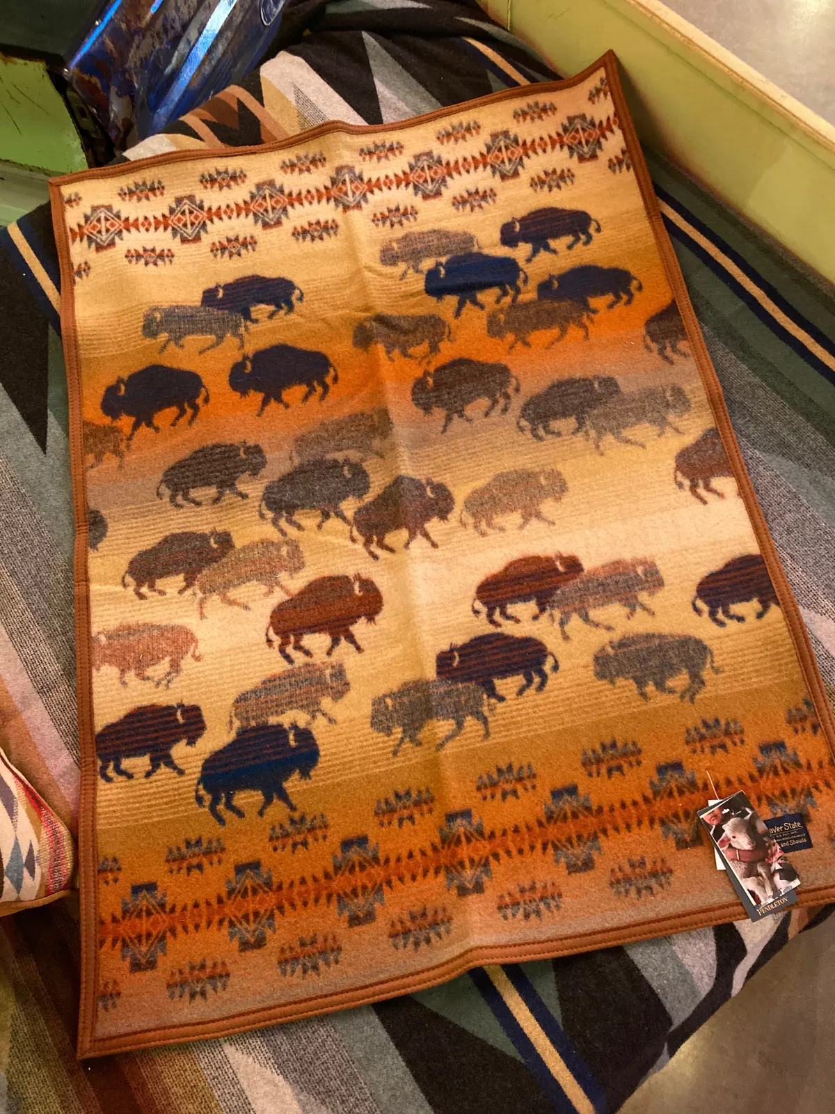 Pendleton Prairie Rush Hour Crib Blanket 1