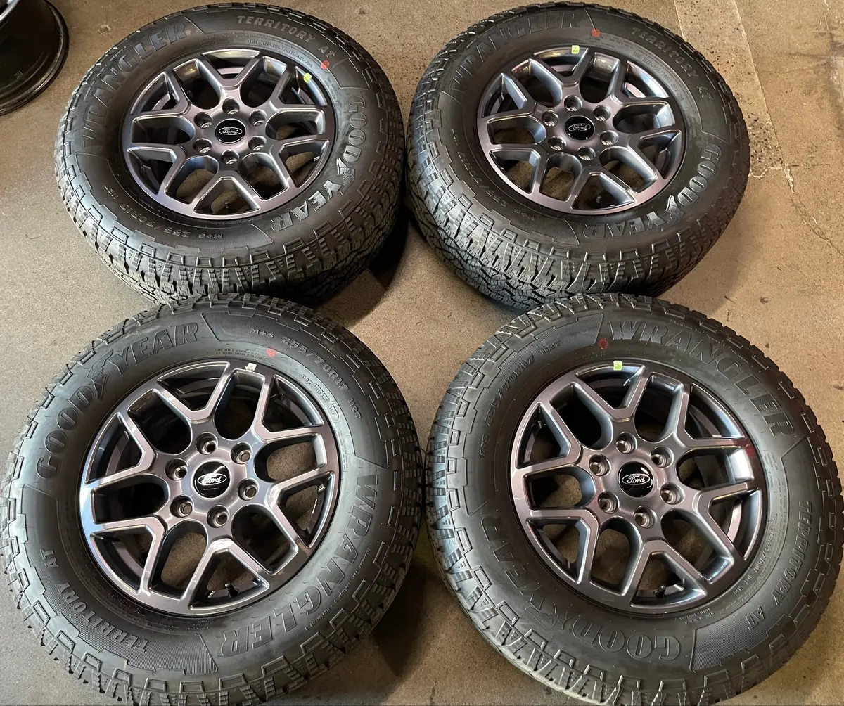 2026 Ford Ranger Factory 17 Wheels Tires Oem Rims N1wc1007c4a Goodyear At 2557017 1
