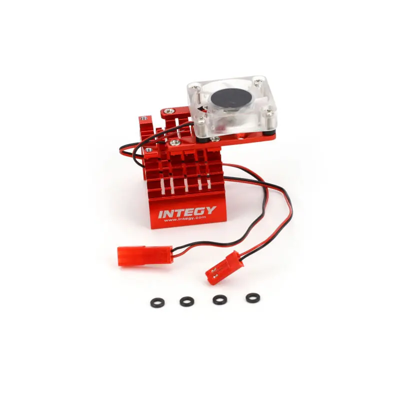 Integy Motor Heatsink And Cooling Fan, Red 1