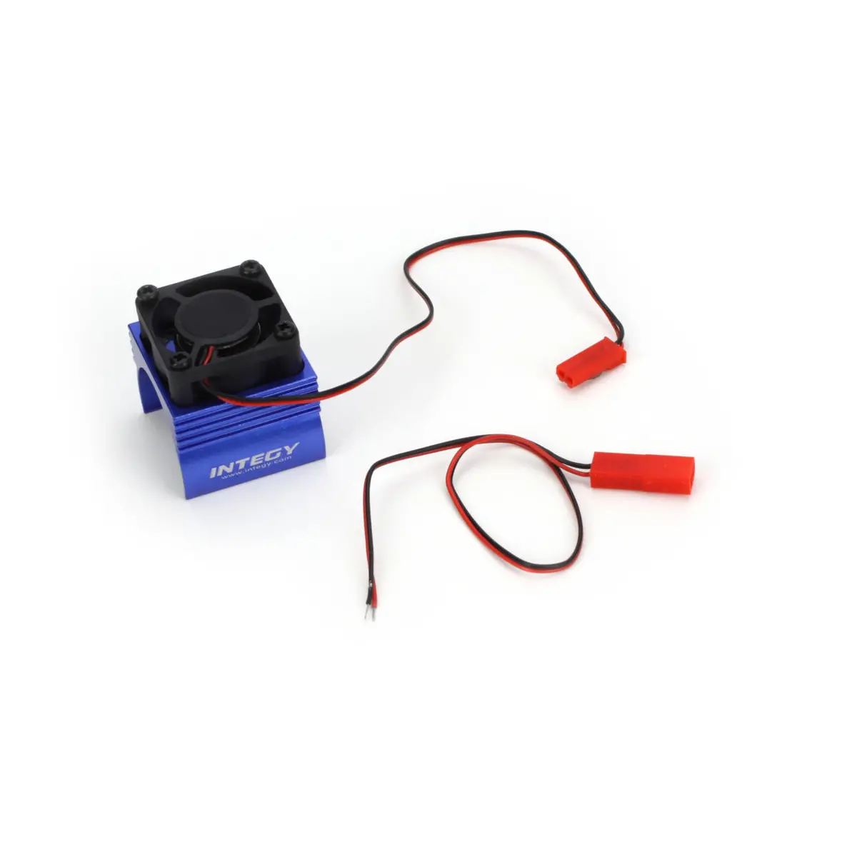 Integy Super Bl Motor Heatsink With Fan, Blue: Traxxas 1/16 E-Revo, Slash 4X4 1